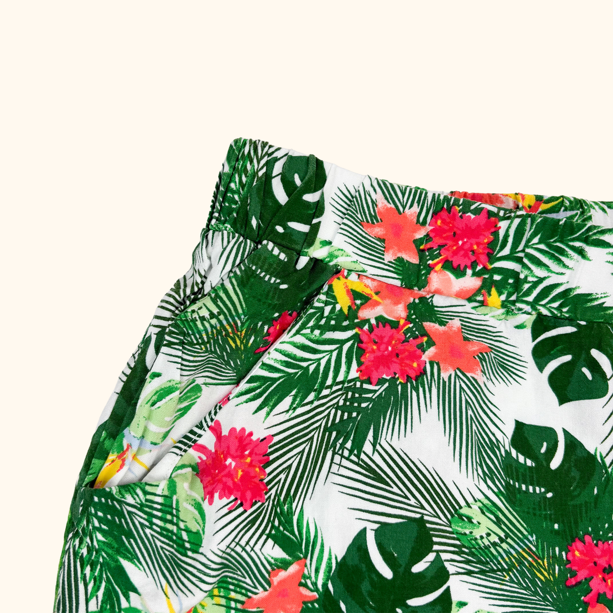 Hush Tropical Tapered Trousers - Size 12