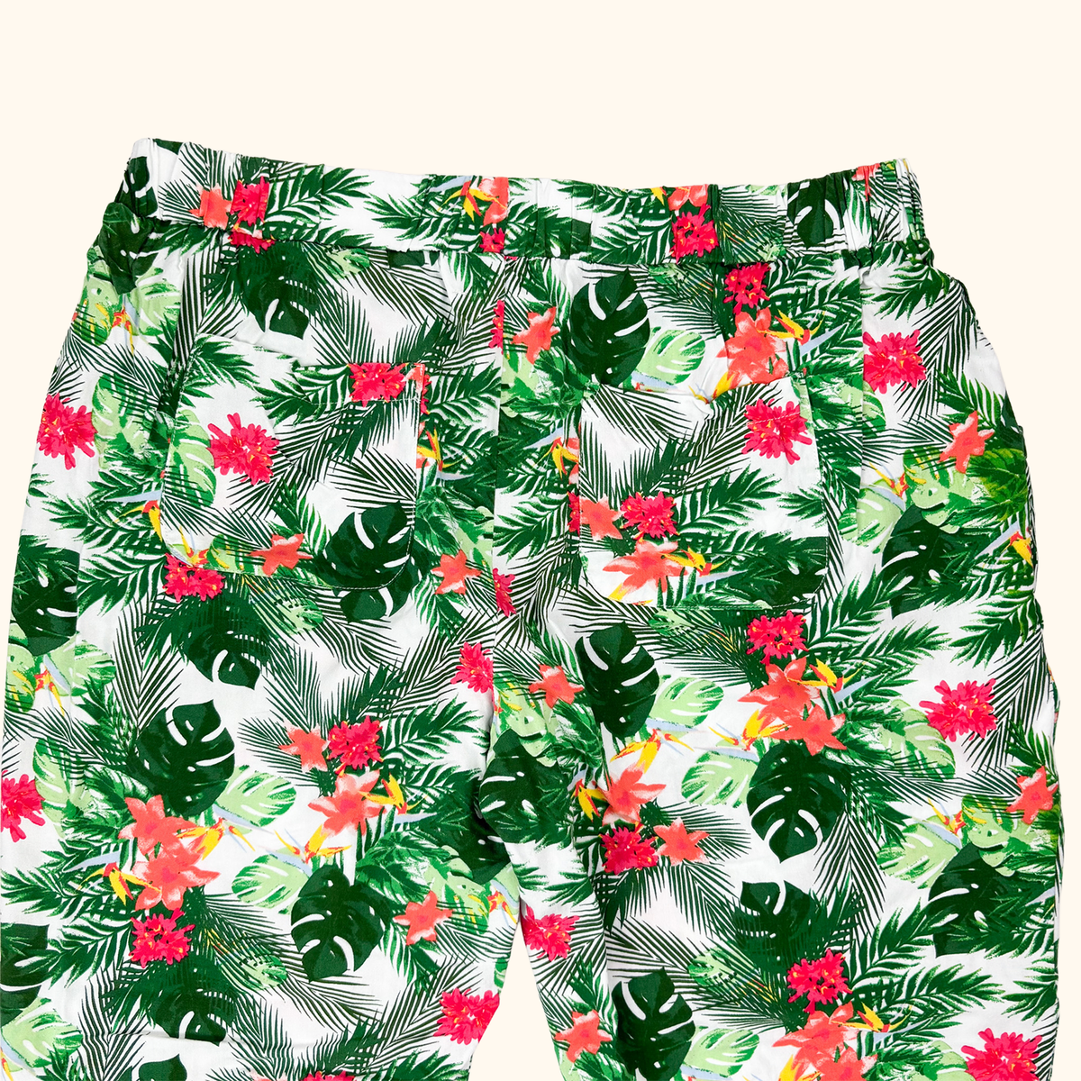 Hush Tropical Tapered Trousers - Size 12