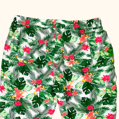 Hush Tropical Tapered Trousers - Size 12