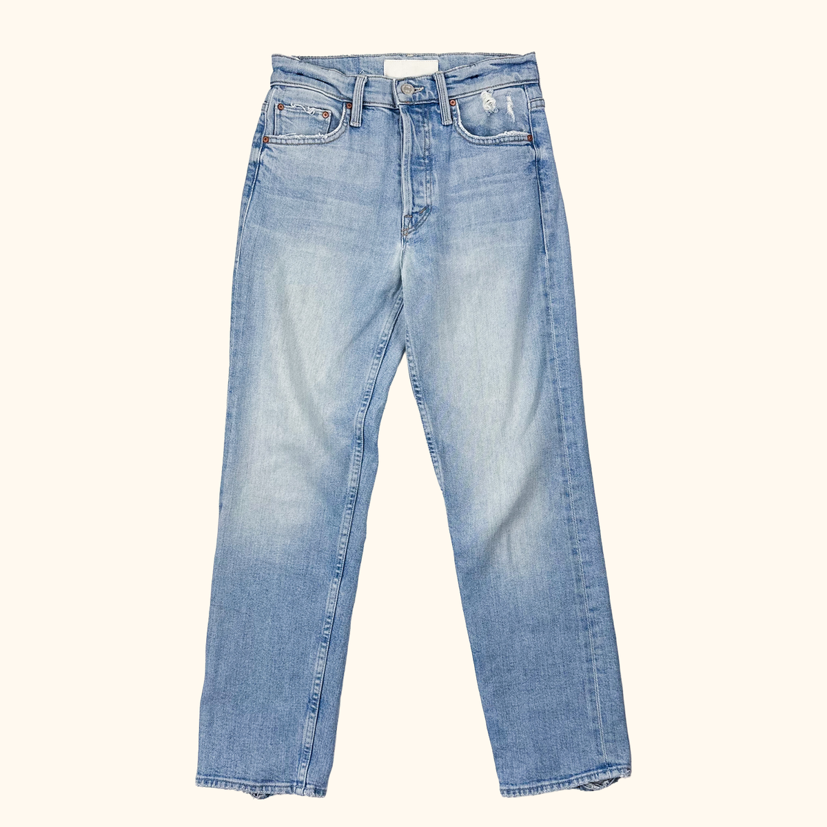 Mother The Tomcat Jeans Bless You Straight Leg Jeans - Size 24inch
