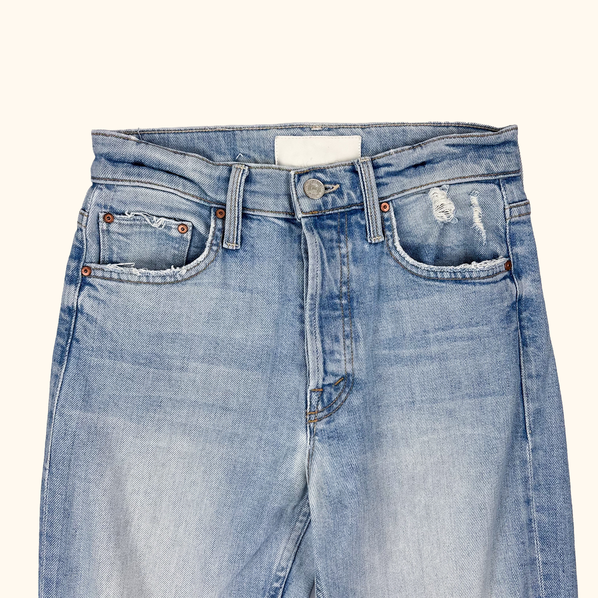 Mother The Tomcat Jeans Bless You Straight Leg Jeans - Size 24inch