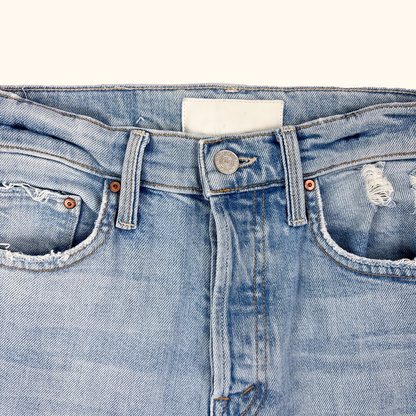 Mother The Tomcat Jeans Bless You Straight Leg Jeans - Size 24inch