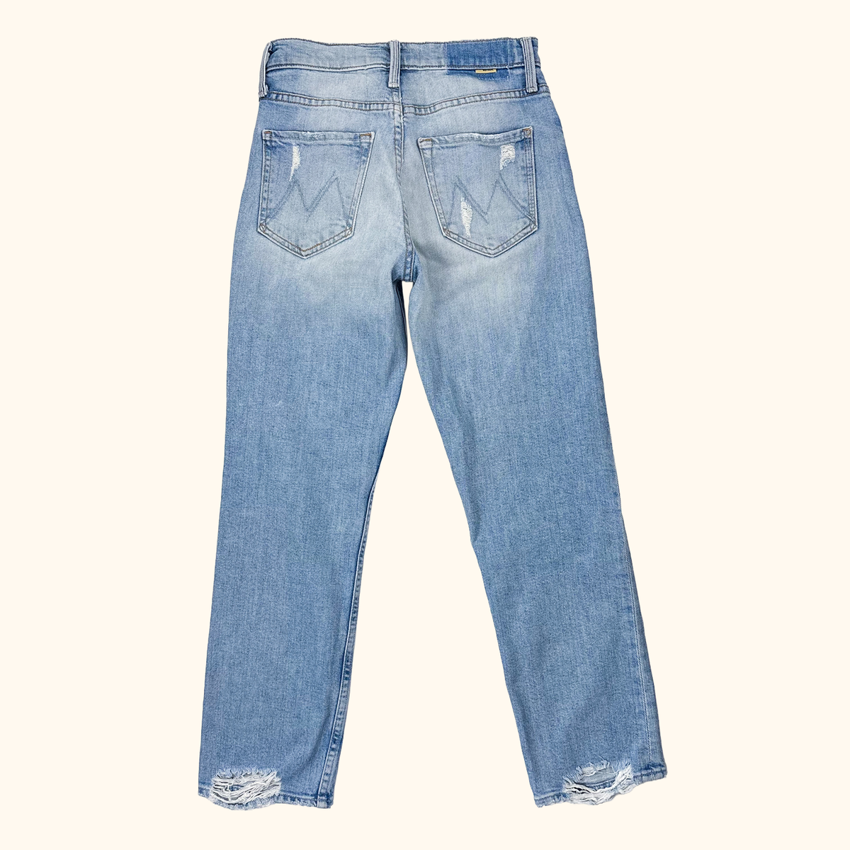 Mother The Tomcat Jeans Bless You Straight Leg Jeans - Size 24inch