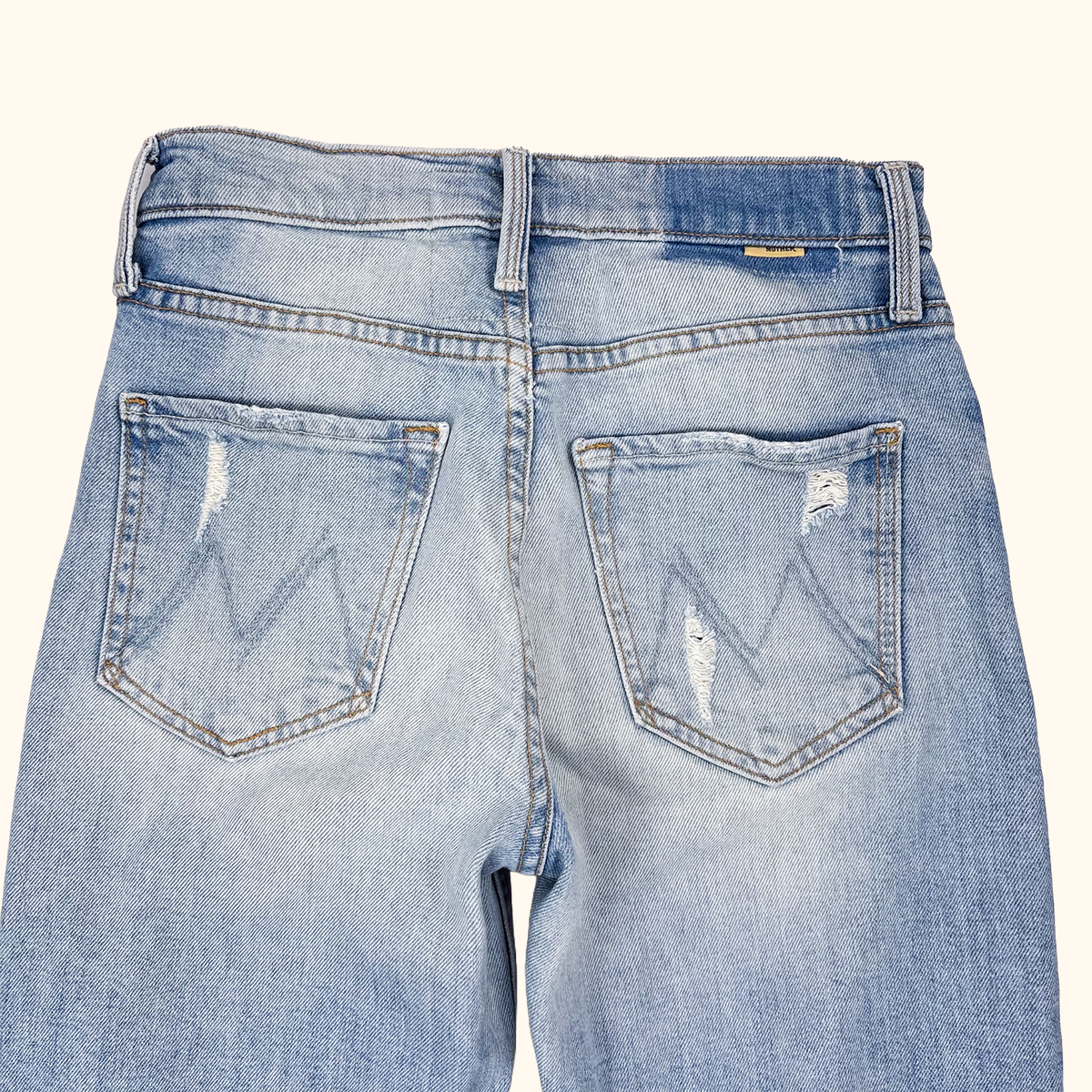 Mother The Tomcat Jeans Bless You Straight Leg Jeans - Size 24inch