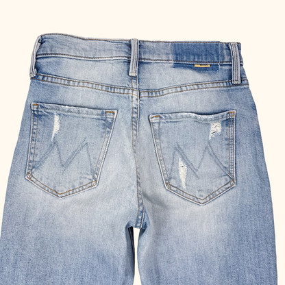 Mother The Tomcat Jeans Bless You Straight Leg Jeans - Size 24inch