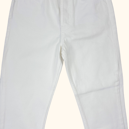 Anine Bing Sonya White Slim Leg Jeans - Size 25inch