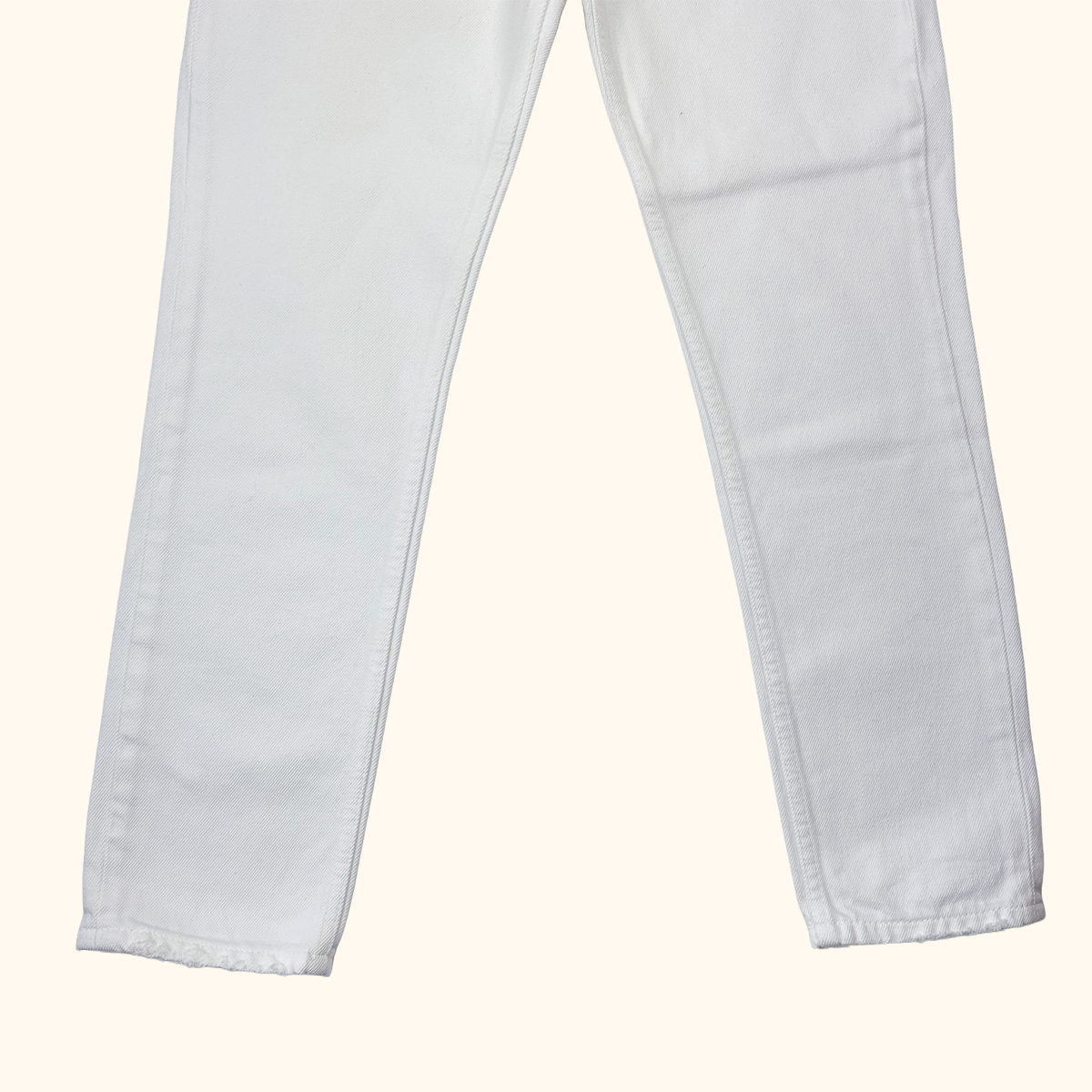 Anine Bing Sonya White Slim Leg Jeans - Size 25inch