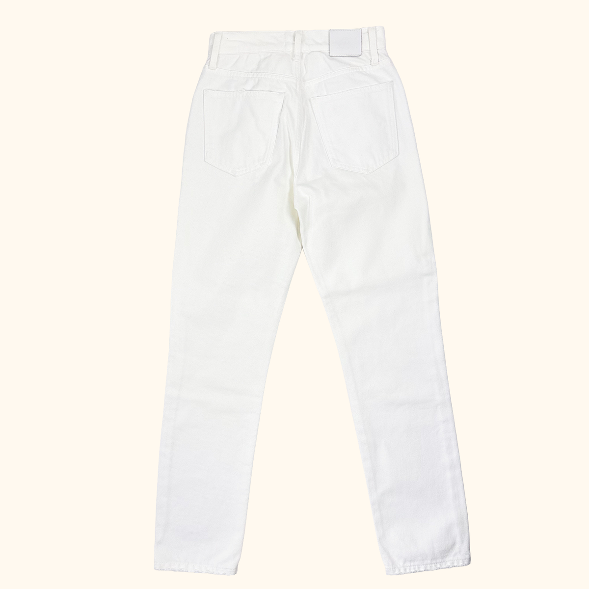 Anine Bing Sonya White Slim Leg Jeans - Size 25inch