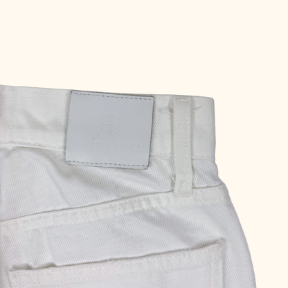 Anine Bing Sonya White Slim Leg Jeans - Size 25inch