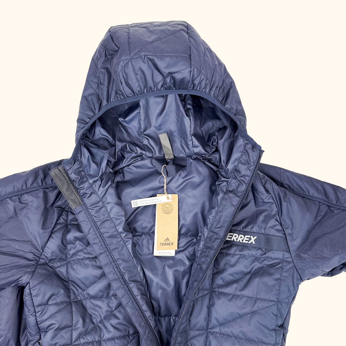 Adidas Terrex Navy Blue Insulated Jacket - Size Medium