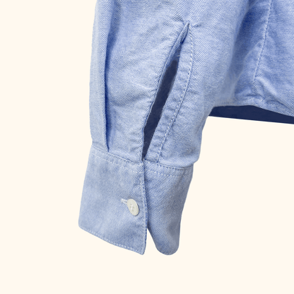 Sezane Blue Tomboy Shirt - Size 12