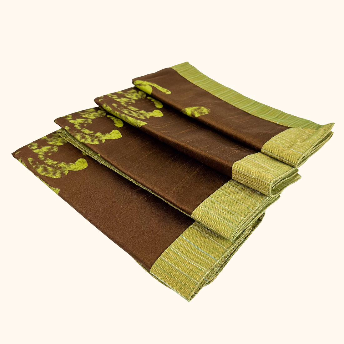 PartyLite Siena Lights Reversible Fabric Placemats Set of 4