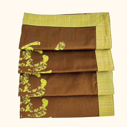 PartyLite Siena Lights Reversible Fabric Placemats Set of 4