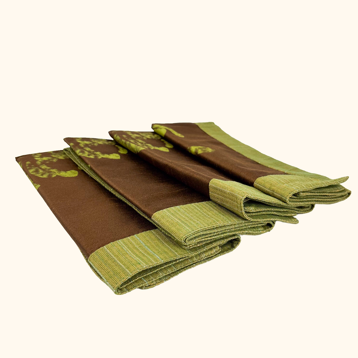 PartyLite Siena Lights Reversible Fabric Placemats Set of 4