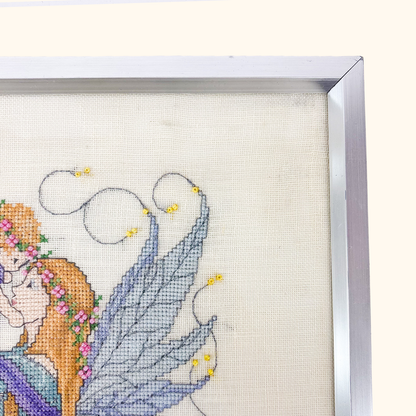 Joan Elliott "Faerie Mother" Cross Stitch Art Complete