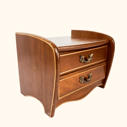 Japanese Wood Musical Jewellery Box