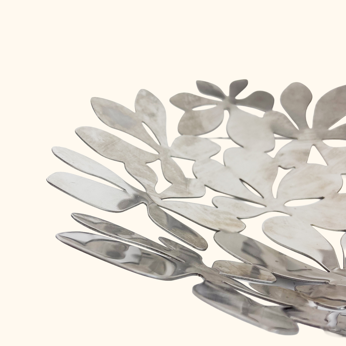 IKEA 1999 Stainless Steel Monika Mulder Fruit Bowl