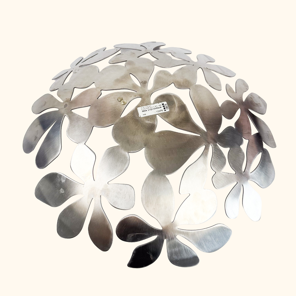 IKEA 1999 Stainless Steel Monika Mulder Fruit Bowl