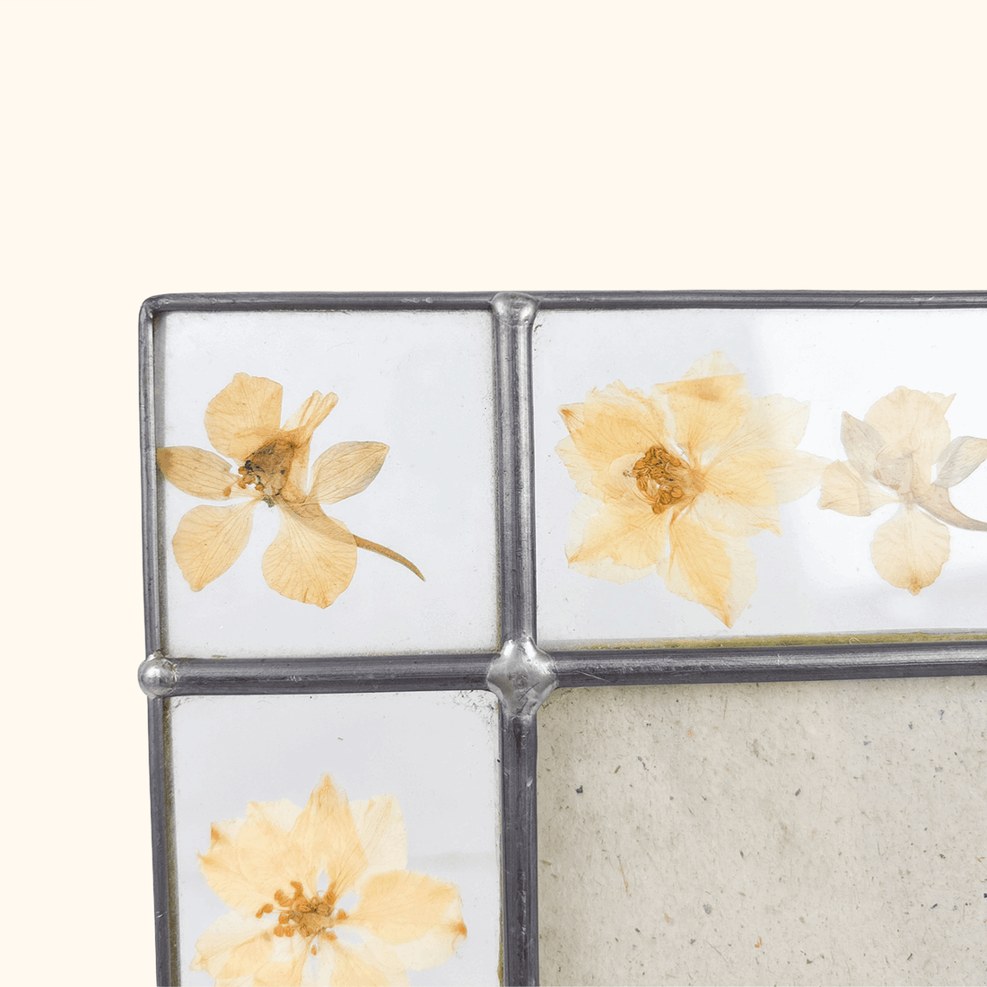Pressed Flower Glass Picture Frame 6x4 Inch