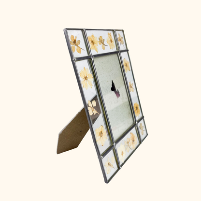 Pressed Flower Glass Picture Frame 6x4 Inch