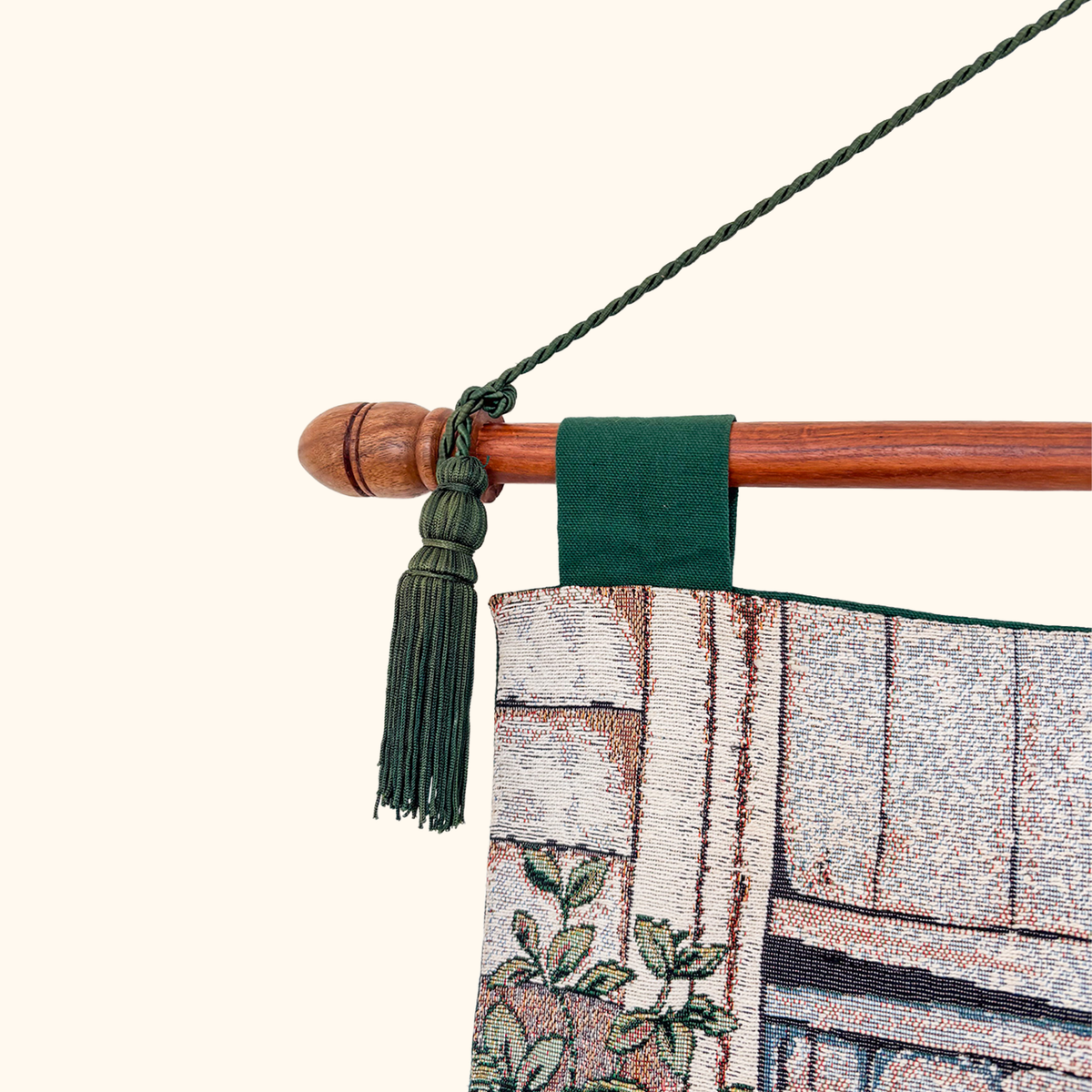 Past Times Tabby Cat Tapestry Wall Hanging