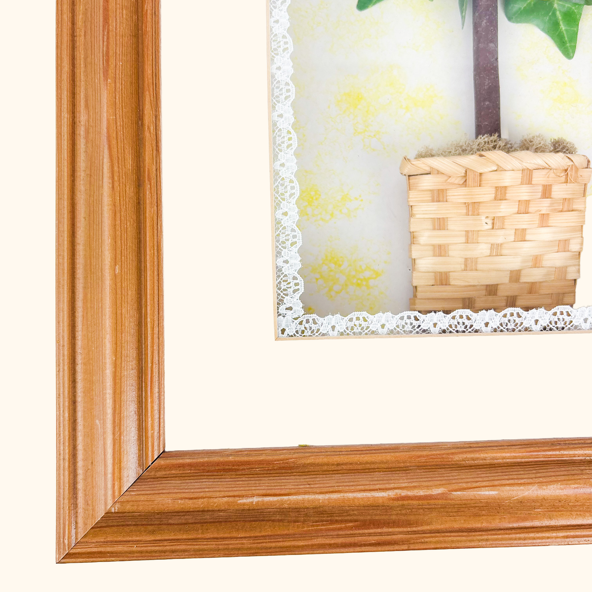 Potted Lemon Tree 3D Shadow Box