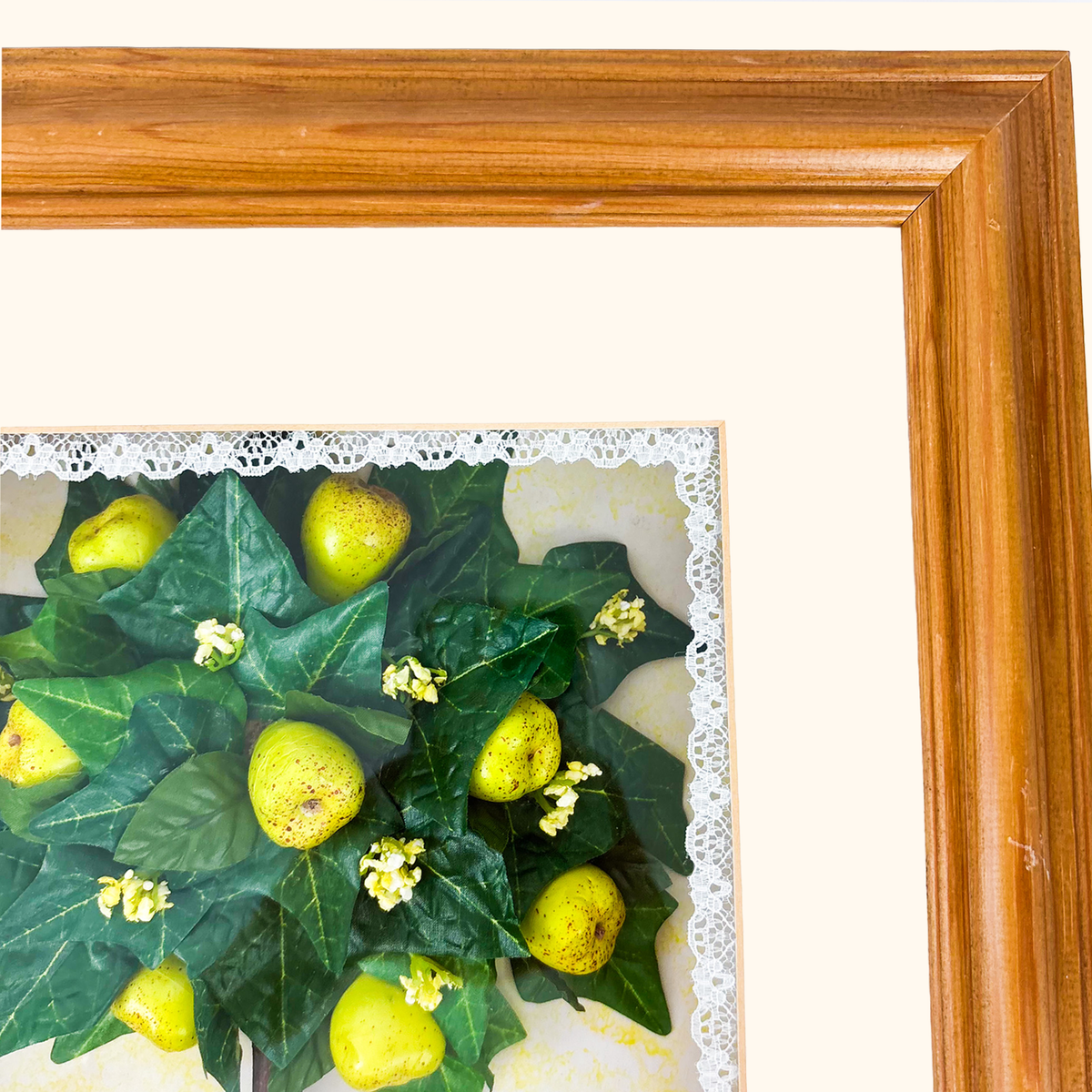Potted Lemon Tree 3D Shadow Box