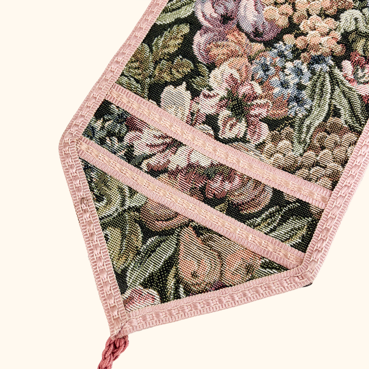 Tapestry Bell Pull Brass Wall Hanging