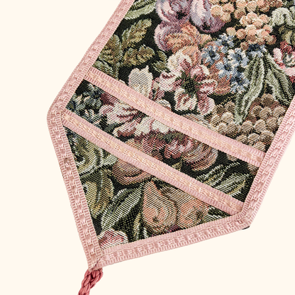 Tapestry Bell Pull Brass Wall Hanging