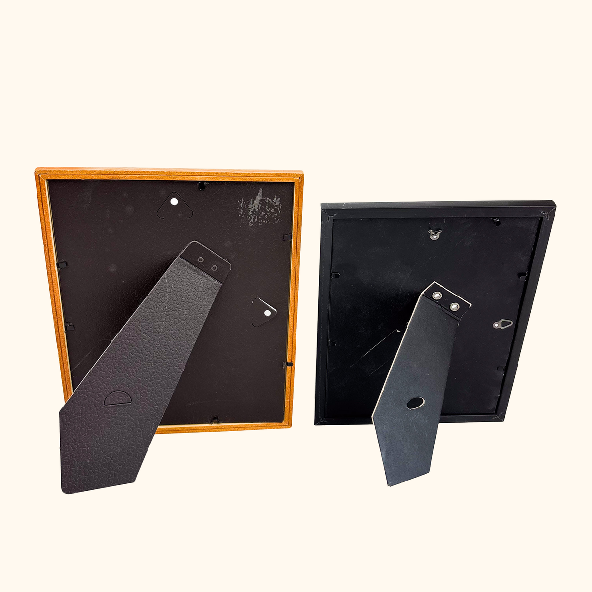 Retro Wood Picture Frame Bundle Set of 2
