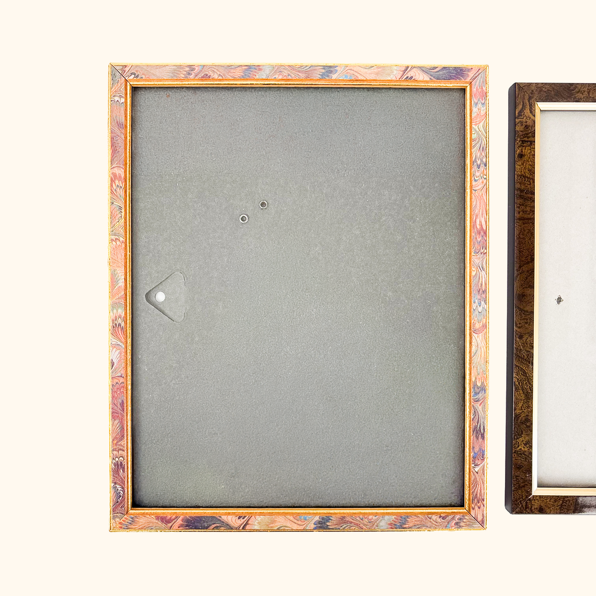 Retro Wood Picture Frame Bundle Set of 2