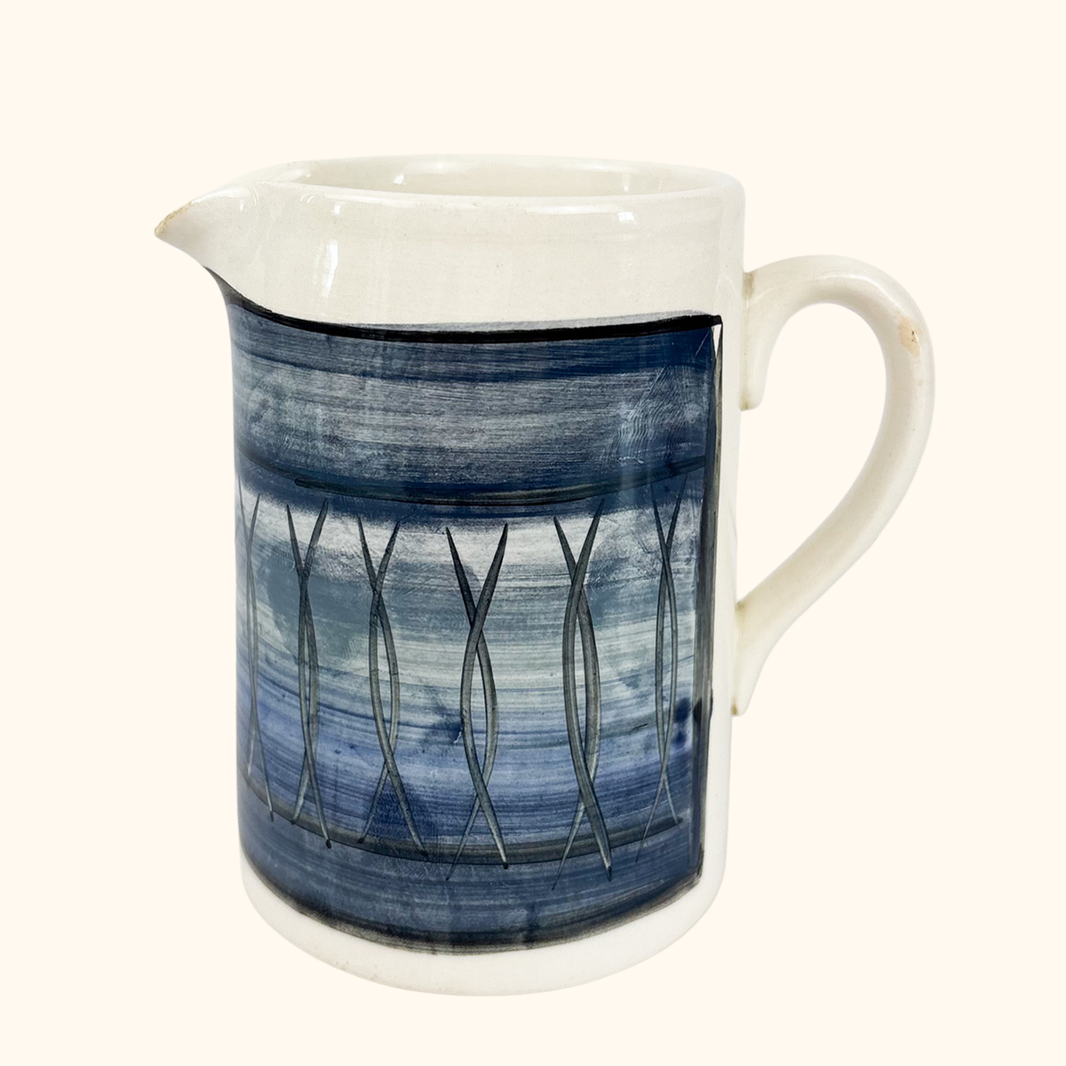 Vintage Welsh Pottery Small Jug Llanfair-ym-Muallt