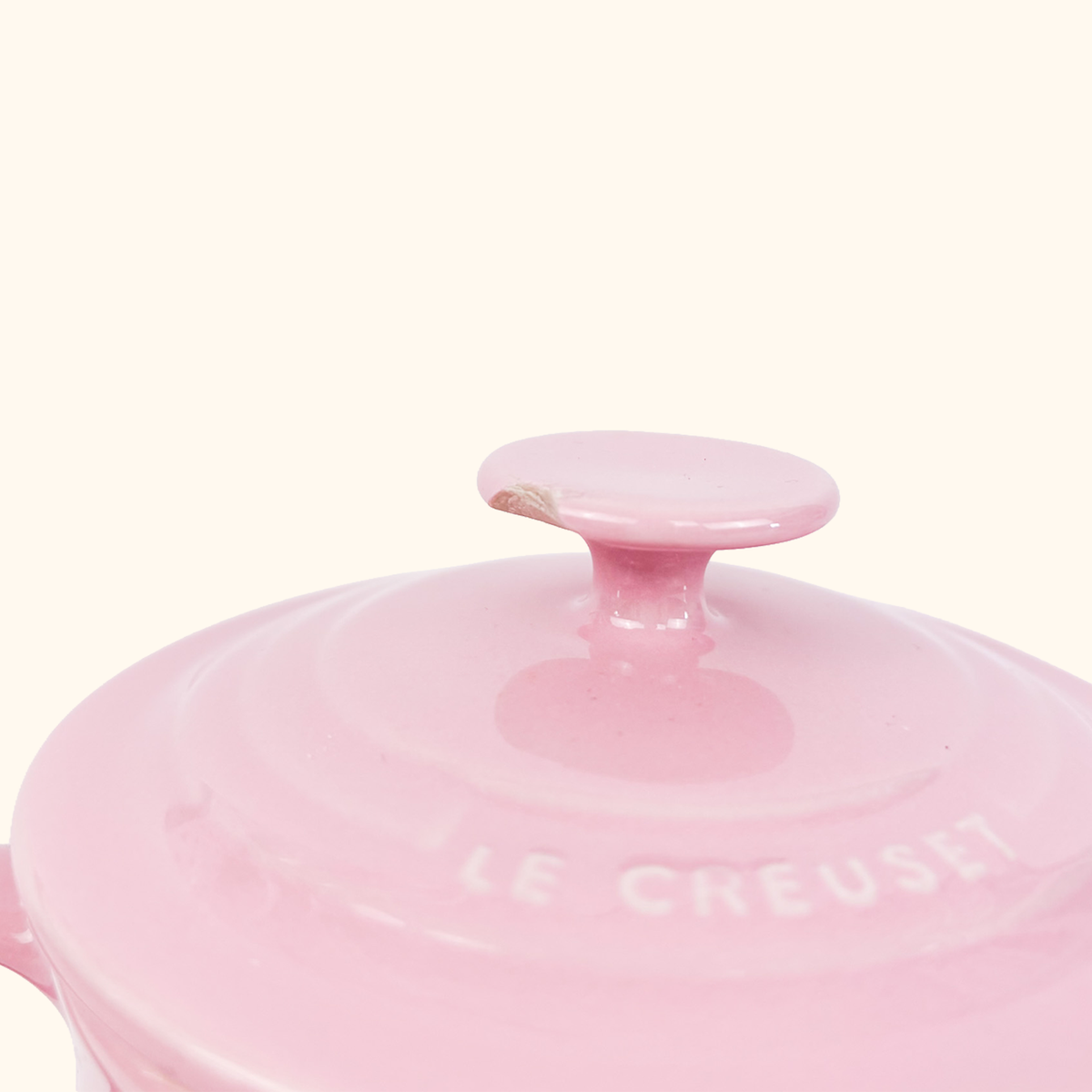 Le Creuset Shell Pink Stoneware Bean Pots with Lid - Set of 2