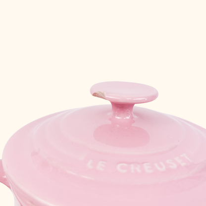 Le Creuset Shell Pink Stoneware Bean Pots with Lid - Set of 2
