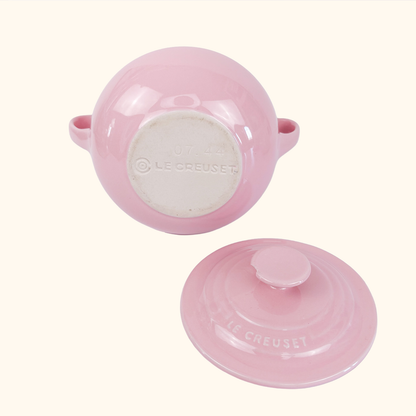 Le Creuset Shell Pink Stoneware Bean Pots with Lid - Set of 2
