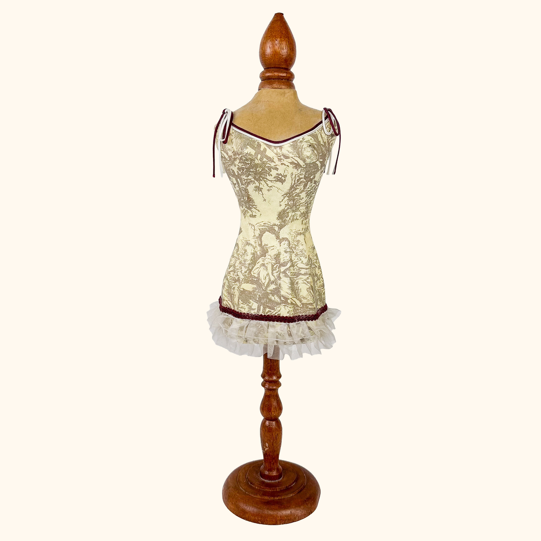 French Style Mini Dress Form Mannequin Jewellery Stand