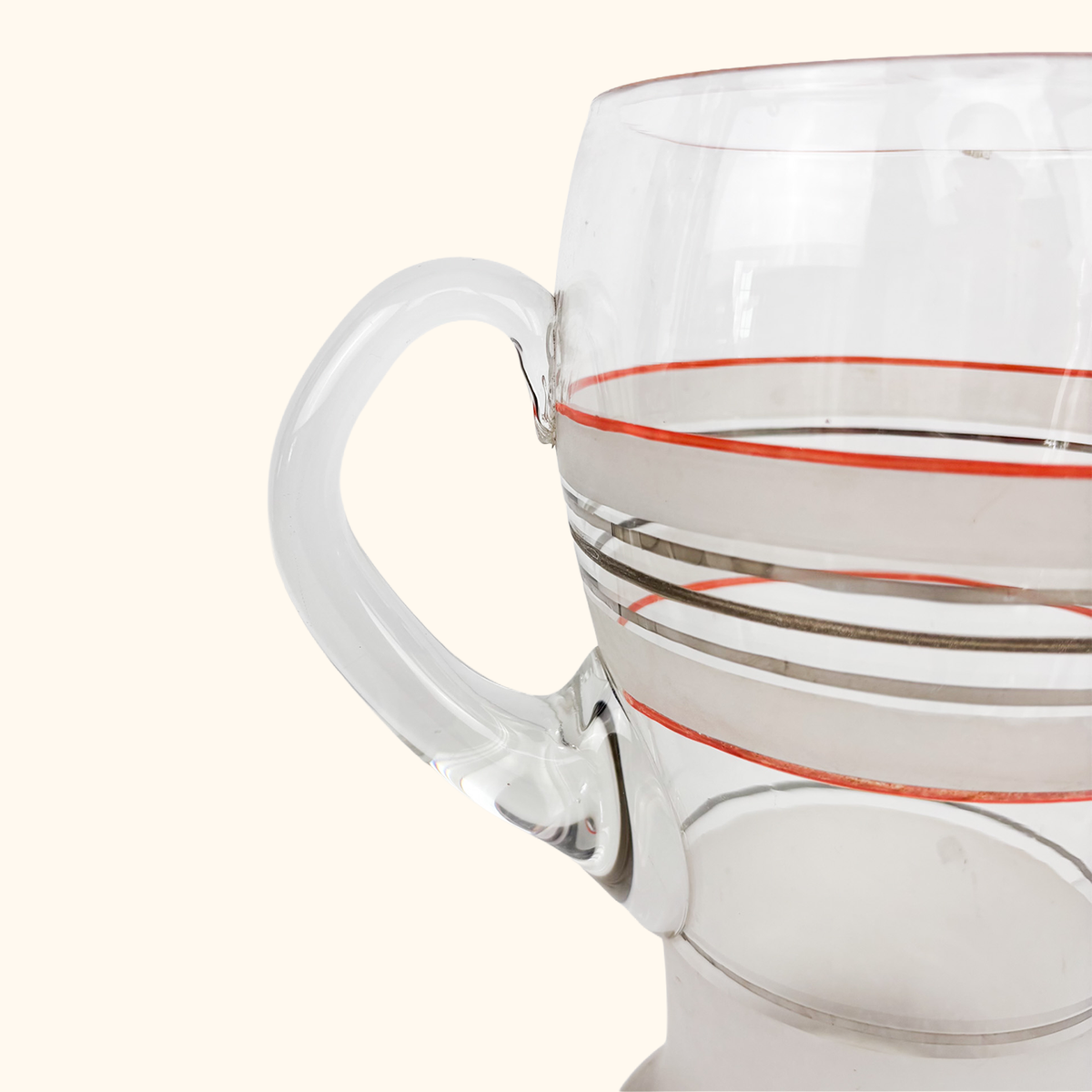 Vintage 1950s Lemonade Pitcher and Glasses Set 7pc