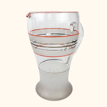 Vintage 1950s Lemonade Pitcher and Glasses Set 7pc