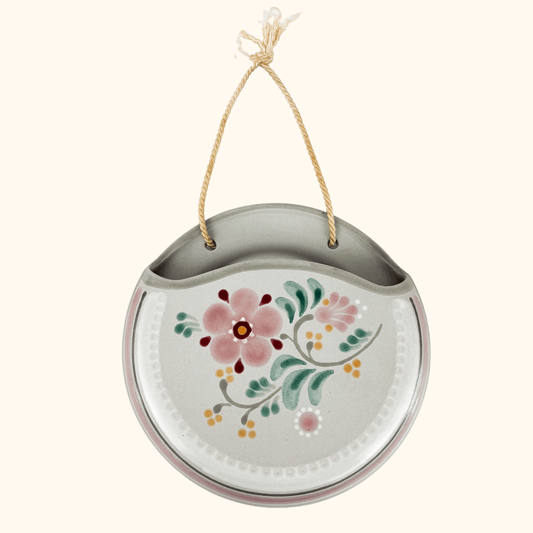 Porta Celi Spanish Pottery Floral Wall Pocket
