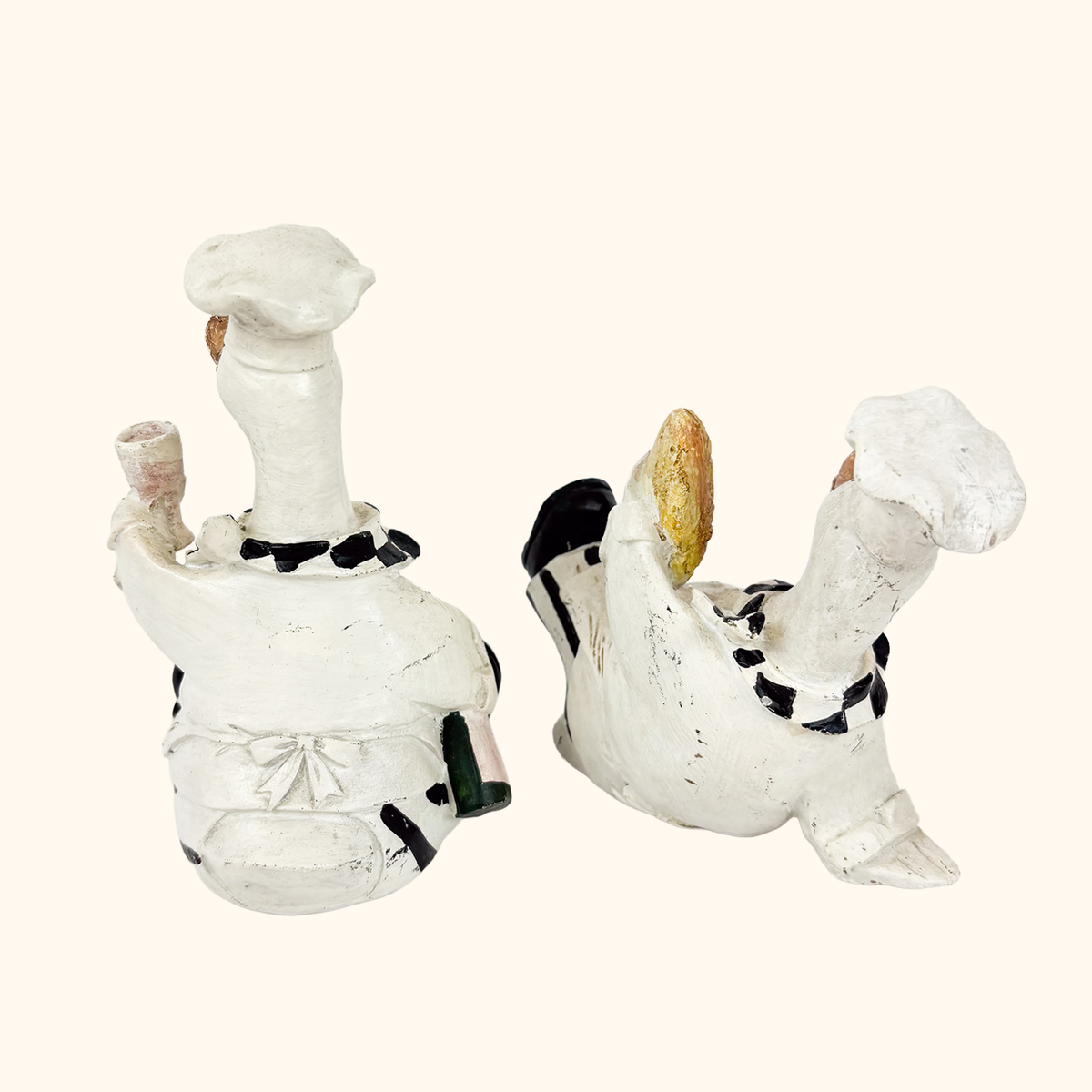 Duck Chef Kitsch Ornaments Shelf Décor