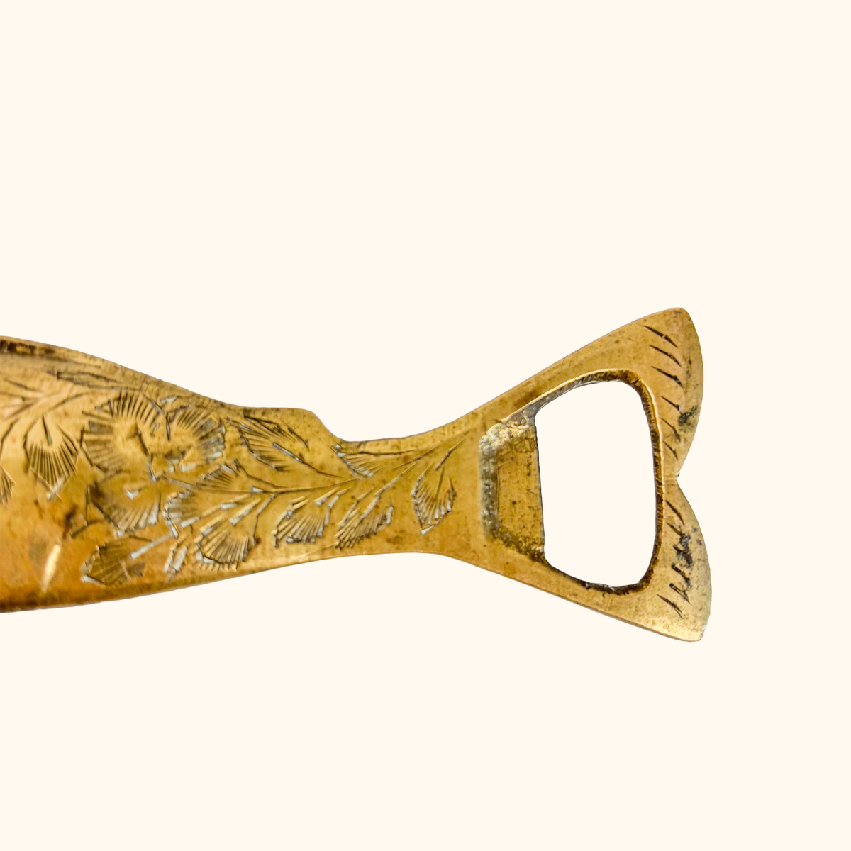 Solid Brass Fish Bottle Opener