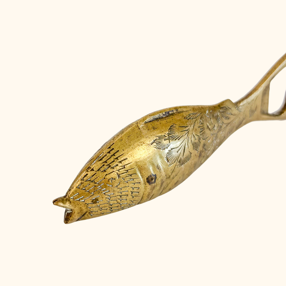 Solid Brass Fish Bottle Opener