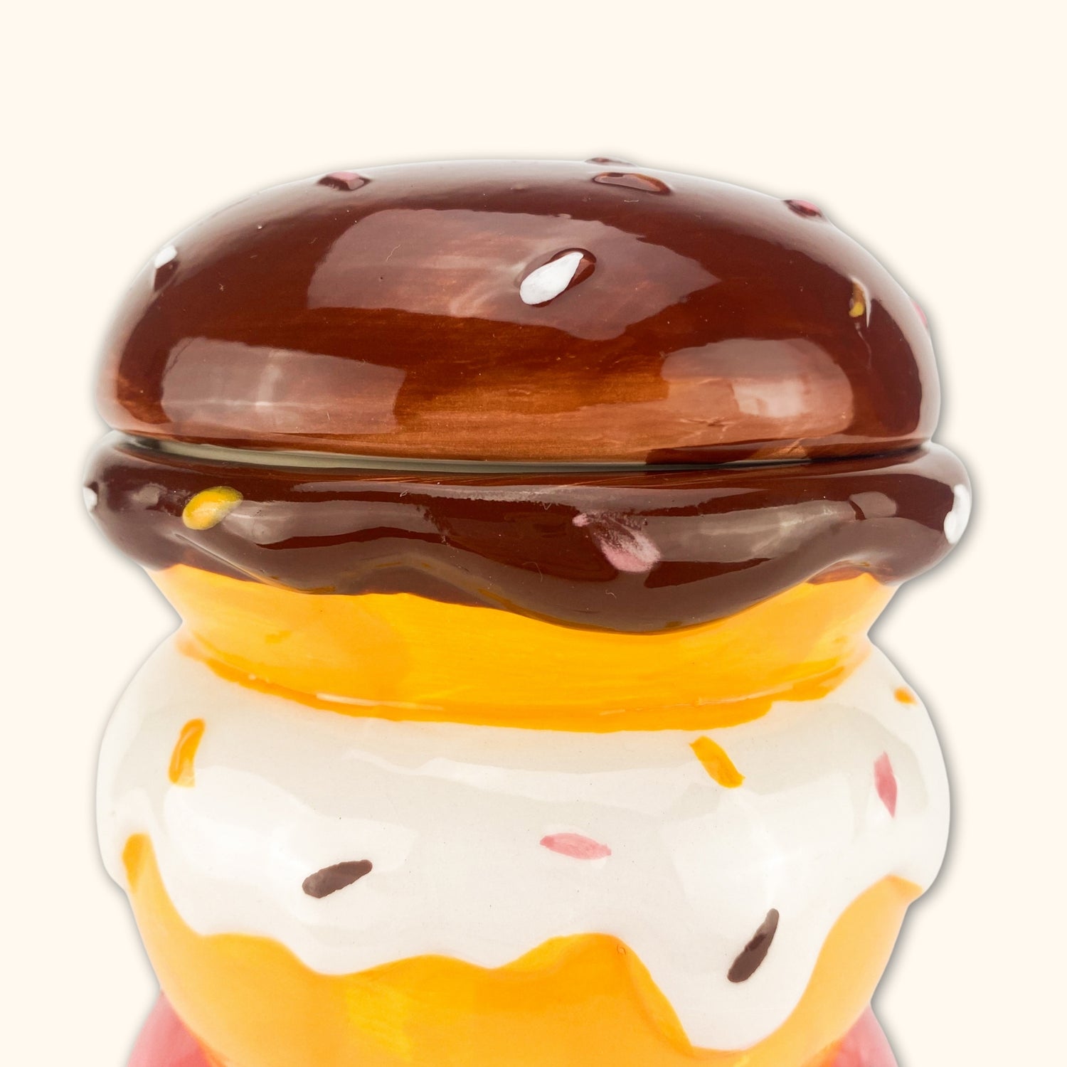 Colourful Doughnut Biscuit Jar -  - Kitchenware