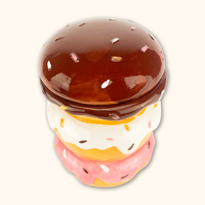 Colourful Doughnut Biscuit Jar -  - Kitchenware