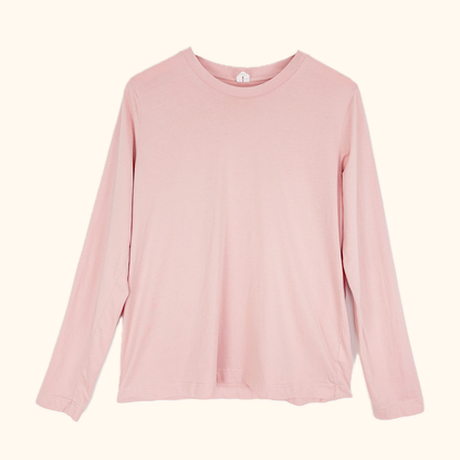 Arket Light Pink 100% Cotton Long Sleeve Top - Size Large -  - Tops &amp; Shirts