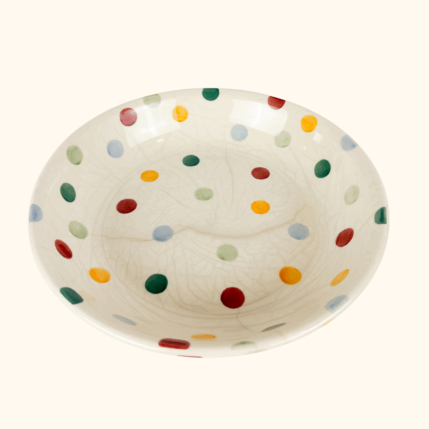 Emma Bridgewater Polka Dot Pasta Bowl 24cm Emma Bridgewater
