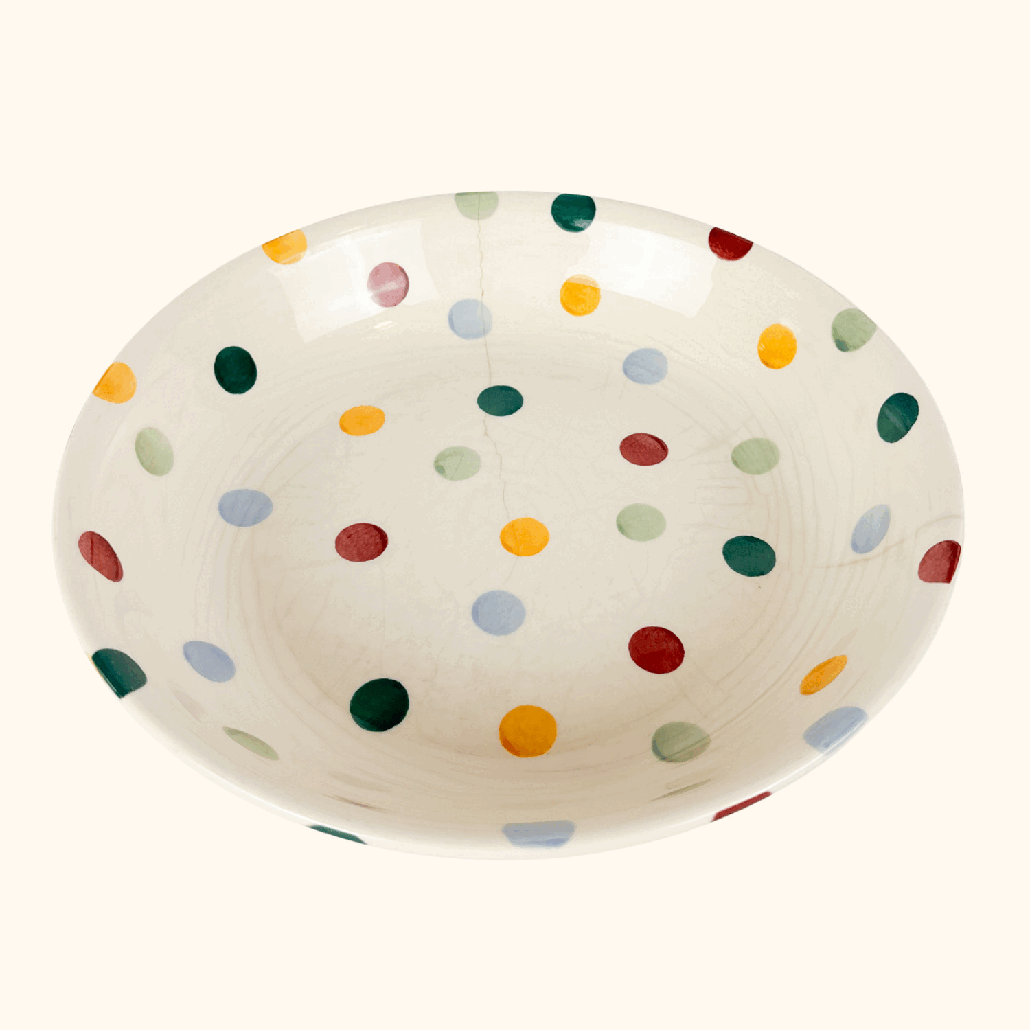 Emma Bridgewater Polka Dot Pasta Bowl 24cm Emma Bridgewater